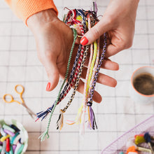 Load image into Gallery viewer, Kumihimo Friendship Bracelet Kit
