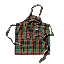 Load image into Gallery viewer, Recycled Cotton Check Apron | Green
