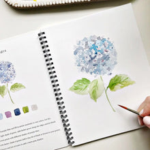 Load image into Gallery viewer, Watercolour Workbook | Flowers
