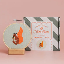 Load image into Gallery viewer, Squirrel Cross Stitch Kit

