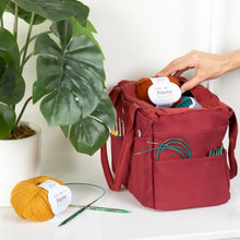 Load image into Gallery viewer, Artist Tool Tote Bag | Sangria
