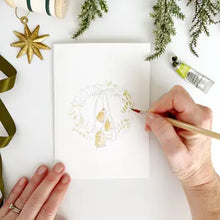 Load image into Gallery viewer, Wreaths | Paintable Notecards set of 8 PREORDER

