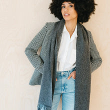 Load image into Gallery viewer, Lambswool Scarf | Charcoal
