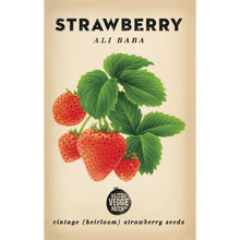 Load image into Gallery viewer, Strawberry Heirloom Seeds | Ali Baba
