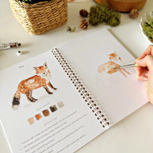 Load image into Gallery viewer, Watercolour Workbook | Woodland PREORDER arriving in store 25th Sept
