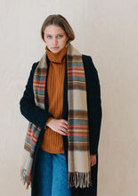 Load image into Gallery viewer, Lambswool Scarf | Stewart Dress Antique Tartan
