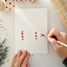 Load image into Gallery viewer, Gingerbread | Paintable Notecards set of 8 PREORDER
