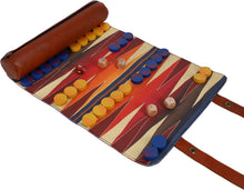 Load image into Gallery viewer, Backgammon | Roll Up Travel Game
