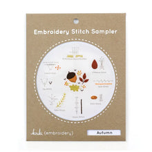 Load image into Gallery viewer, Embroidery Stitch Sampler | Autumn
