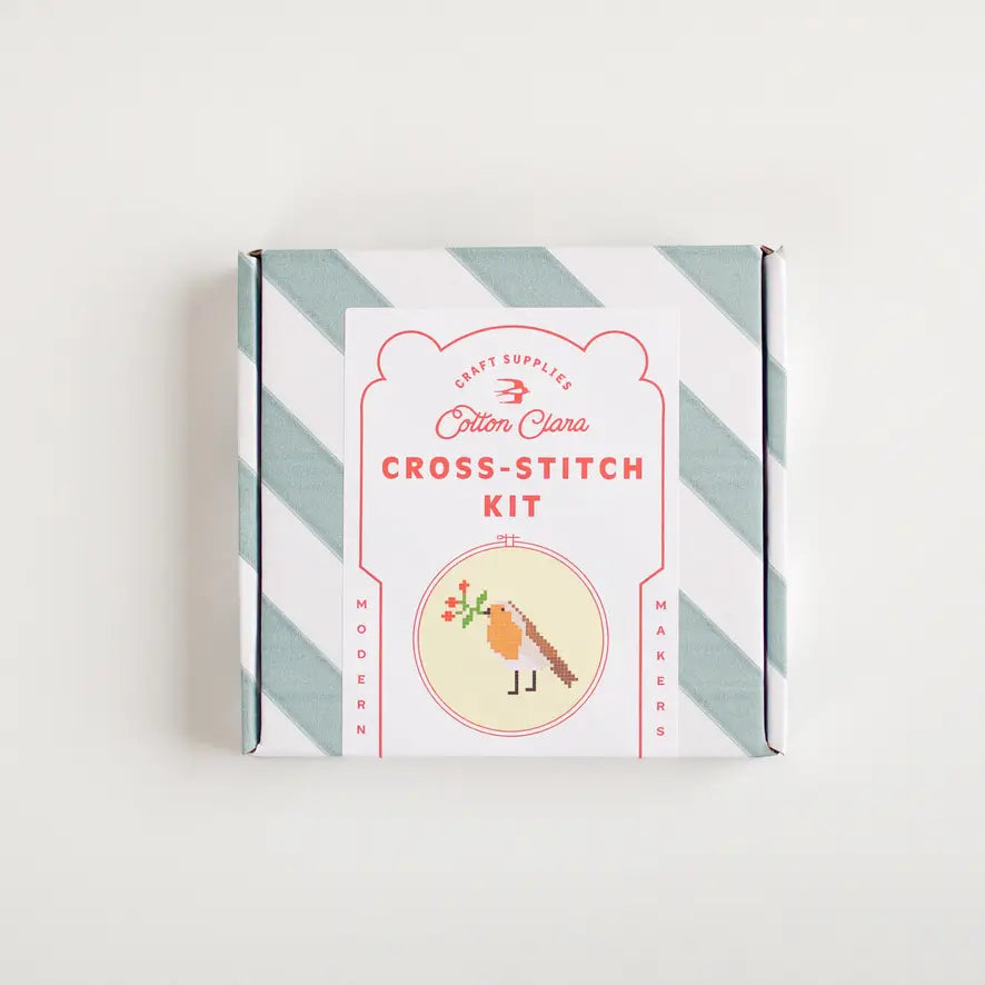 Robin Berry Cross Stitch Kit PREORDER MID DECEMBER