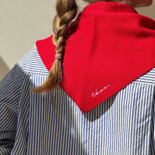 Load image into Gallery viewer, Merino Triangle Scarf | Red

