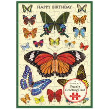 Load image into Gallery viewer, Butterfly Puzzle Greeting Card | 60 Pieces (Copy)
