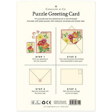 Load image into Gallery viewer, Language of Flowers Puzzle Greeting Card | 60 Pieces
