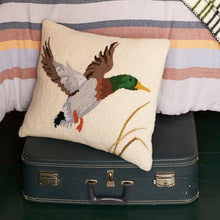 Load image into Gallery viewer, Mallard Wool Hook Throw Pillow | 16&quot;x20&quot;
