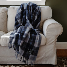Load image into Gallery viewer, Recycled Wool Scottish Tartan Blanket - Expedition
