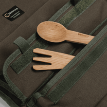 Load image into Gallery viewer, Kitchen Utensil Roll | Forest Green
