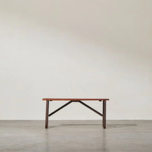 Load image into Gallery viewer, Indian Wood and Iron Bench
