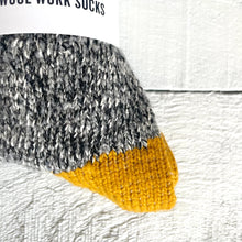 Load image into Gallery viewer, Chunky Wool Work Sock | Mustard
