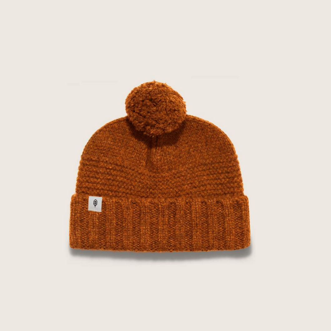 Tasman Beanie | Ochre (with or without Pom Pom)