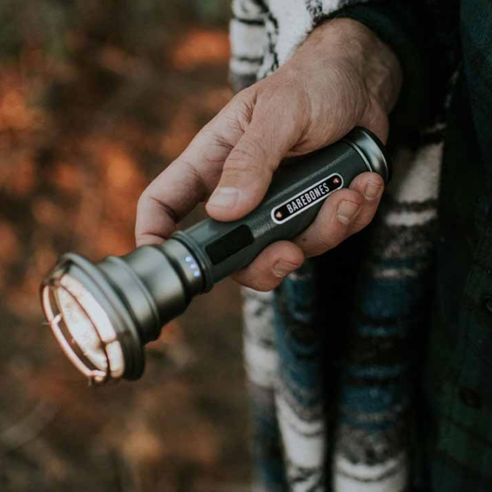 Vintage Flashlight State Grey | USB-C recharged