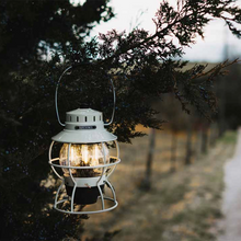 Load image into Gallery viewer, Railroad Lantern | Vintage White
