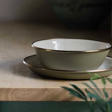 Load image into Gallery viewer, Side Plates Set of 2 | 2 Tone Olive Drab
