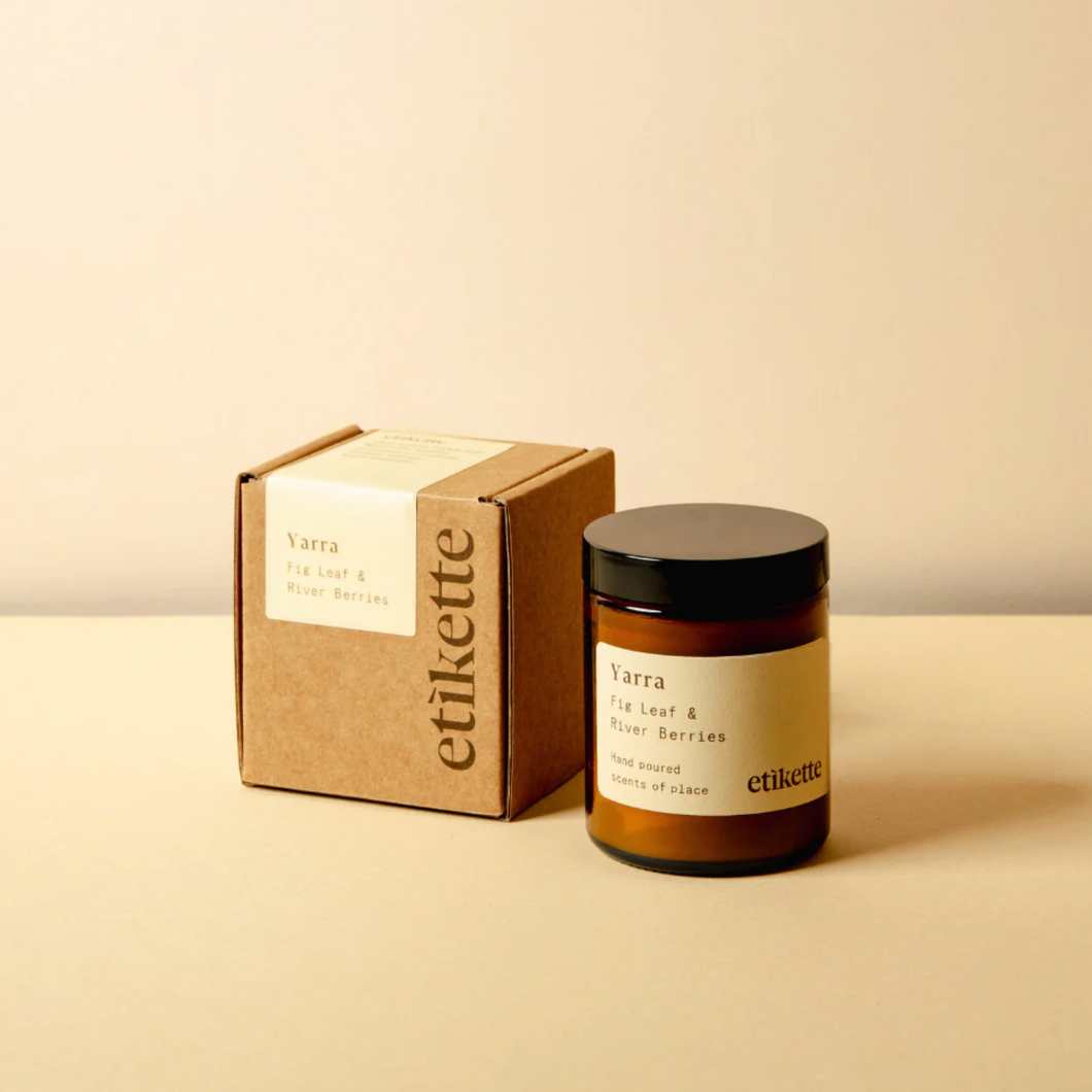 Yarra Candle | Fig Leaf and River Berries