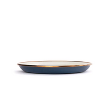 Load image into Gallery viewer, Side Plates Set of 2 | 2 Tone Indigo
