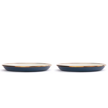 Load image into Gallery viewer, Side Plates Set of 2 | 2 Tone Indigo
