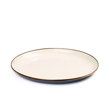Load image into Gallery viewer, Enamel Deep Plates Set of 2 | 2 Tone Indigo
