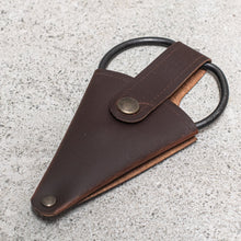 Load image into Gallery viewer, Herb Scissors in Leather Pouch
