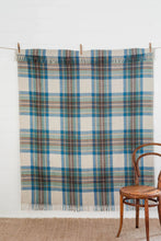 Load image into Gallery viewer, Recycled Wool Scottish Tartan Blanket - Spring

