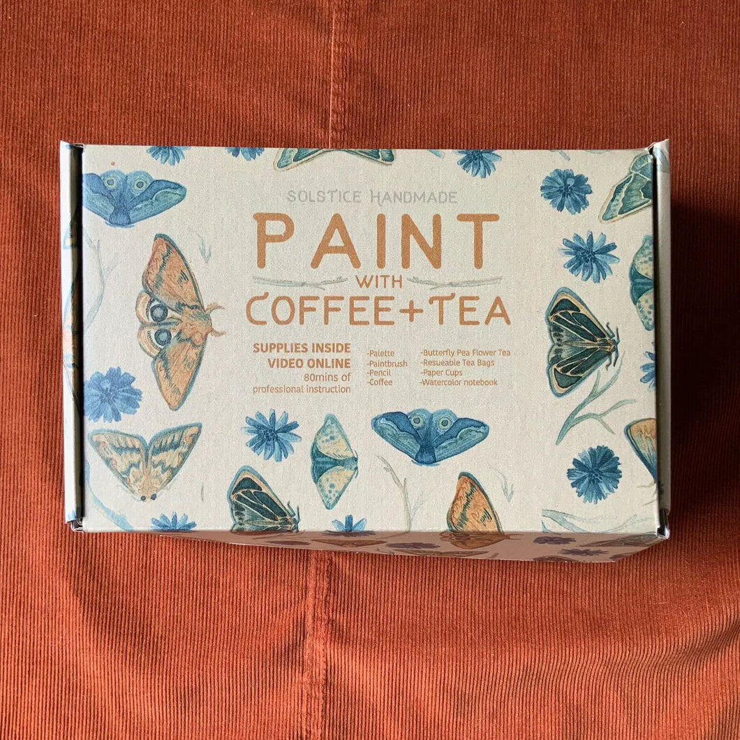 Paint With Coffee and Tea | Art Kit with Video Lesson