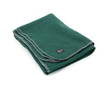 Load image into Gallery viewer, Wool Army Camp Blanket | Emerald Sea
