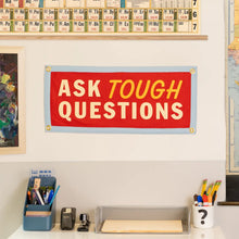 Load image into Gallery viewer, Ask Tough Questions | Camp Flag
