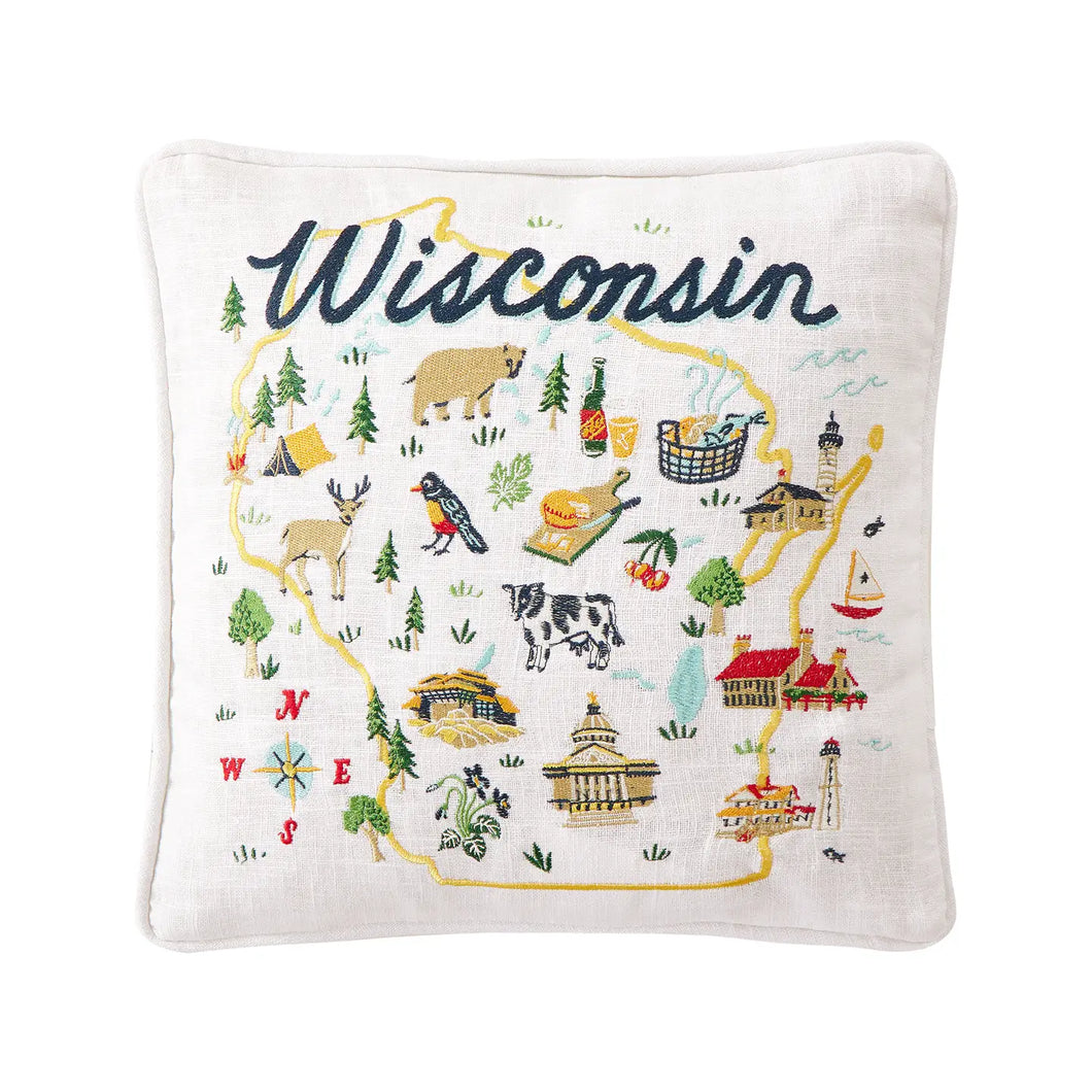 Wisconsin State Pillow