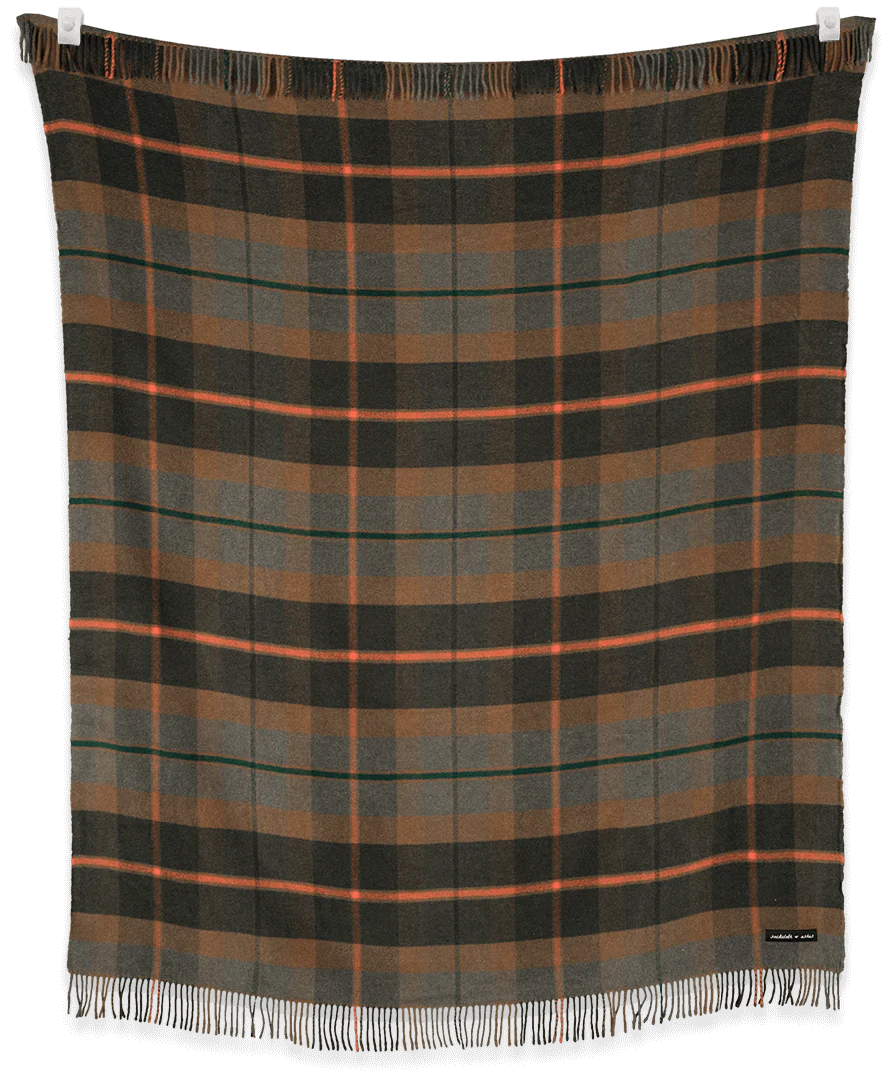 Folk Olive Blanket | Made in Italy