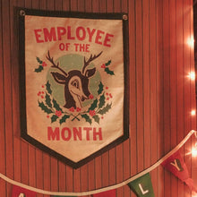 Load image into Gallery viewer, Employee of The Month Camp Christmas Banner
