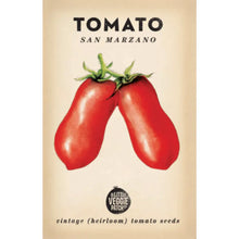 Load image into Gallery viewer, Tomato Heirloom Seeds | San Marzano
