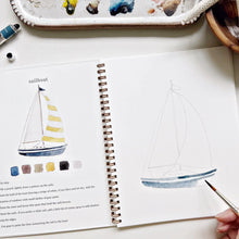 Load image into Gallery viewer, Watercolour Workbook | Seaside
