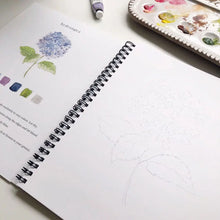 Load image into Gallery viewer, Watercolour Workbook | Flowers
