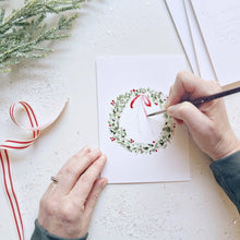Load image into Gallery viewer, Christmas Cheer | Paintable Notecards set of 8 PREORDER
