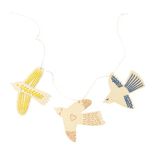 Load image into Gallery viewer, Wooden Bird Embroidery Garland Kit
