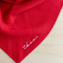 Load image into Gallery viewer, Merino Triangle Scarf | Red
