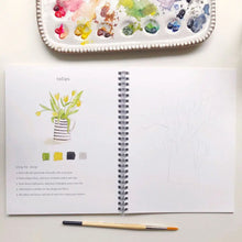 Load image into Gallery viewer, Watercolour Workbook | Flowers
