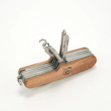 Load image into Gallery viewer, Kids Multi Tool Pocket Knife | Wood Handle
