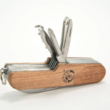Load image into Gallery viewer, Kids Multi Tool Pocket Knife | Wood Handle
