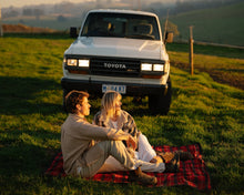 Load image into Gallery viewer, Oilskin and Wool Blanket | Signal | Made in Tassie
