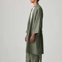 Load image into Gallery viewer, One Size 100% Linen Robe | Khaki
