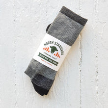 Load image into Gallery viewer, Merino Wool Trail Sock | Black/Grey
